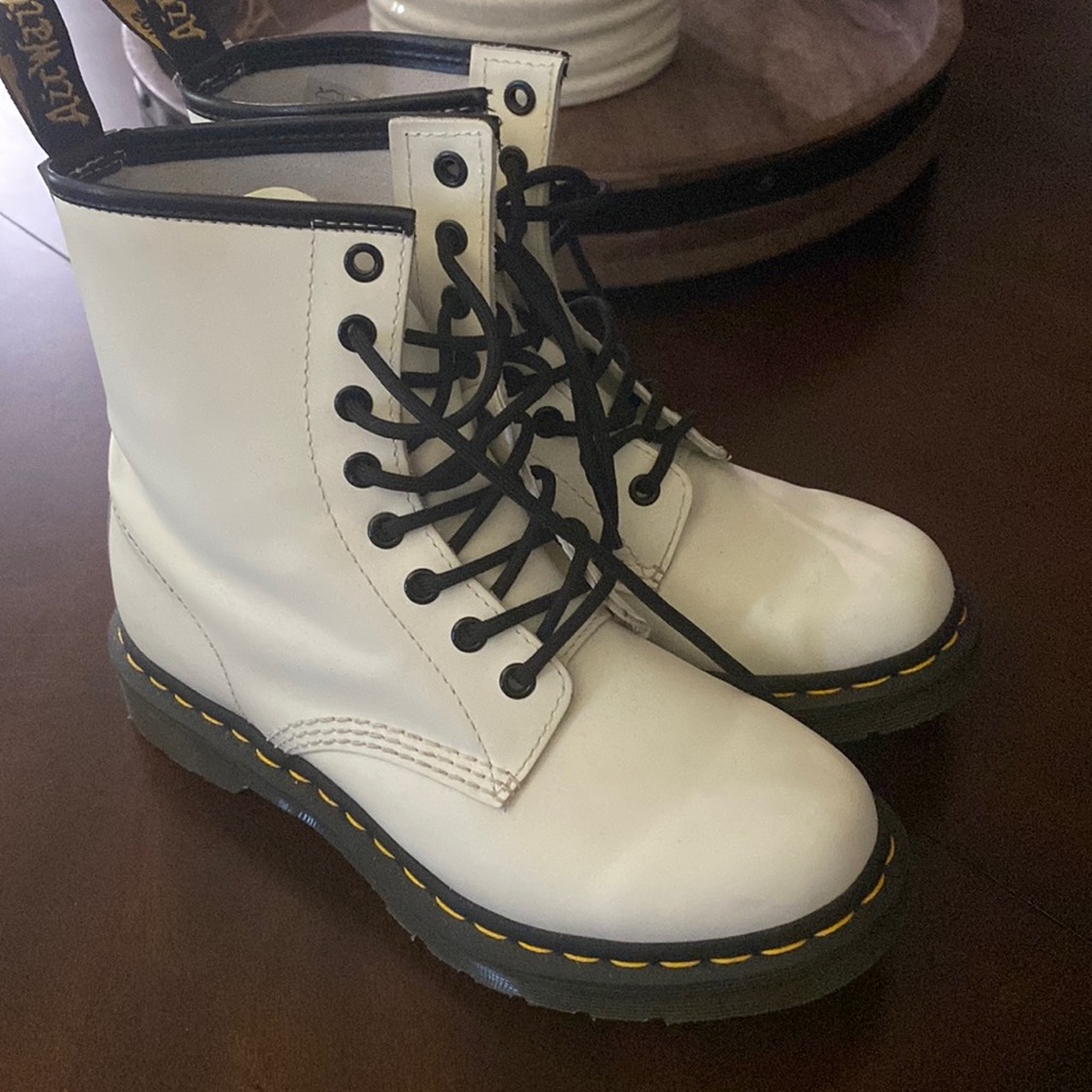White Dr Martens
